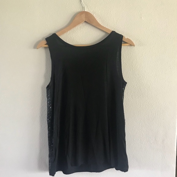 LOFT Sequins & Lace‎ Top - Picture 2 of 4